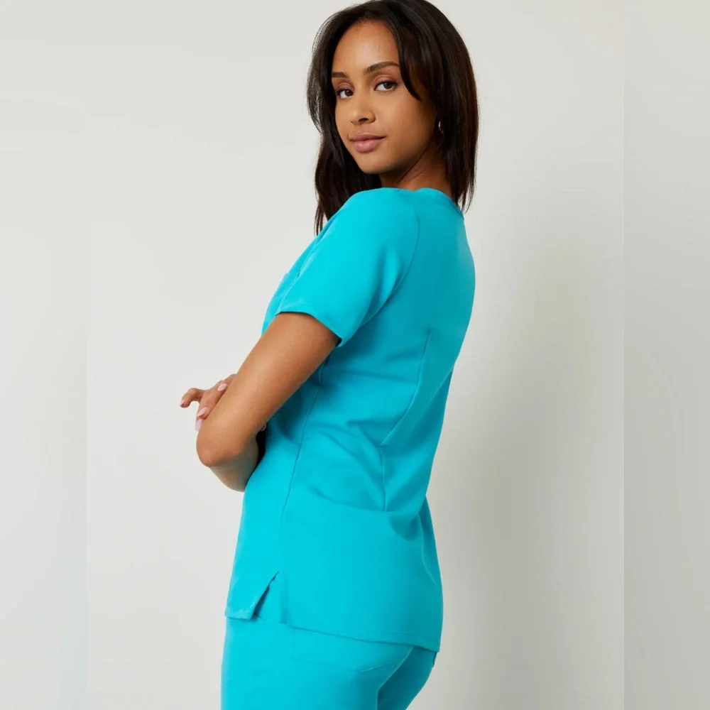 Garde Malade Turquoise Scrub Set S/M - Picture 5 of 7